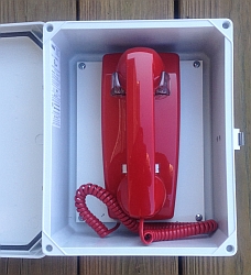 Hot Line Phone and Enclosure