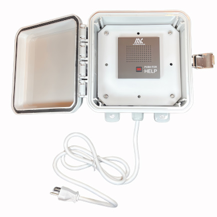 Inside Enclosure View Call Box AA Communications