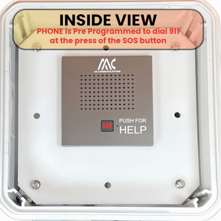 One Button SOS Auto Dial Cell Phone AA Communications